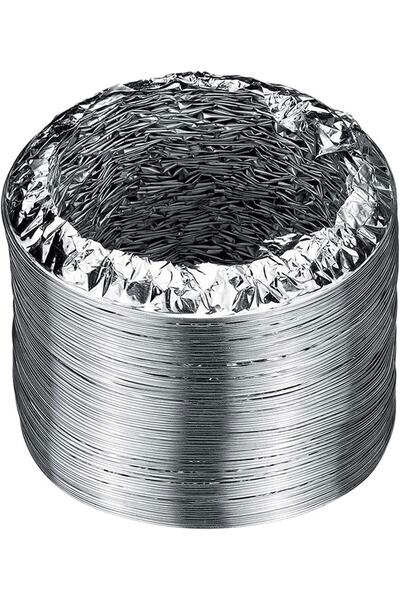 yapıtaşı Yt120 Aspiratör Davlumbaz Gider Borusu Akardiyon Boru 127mm 2mt