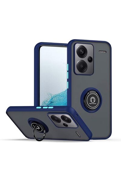 Rivor Xiaomi Redmi Note 13 Pro Plus+ 5G Kılıf Standlı Kamera Korumalı Kenarla...