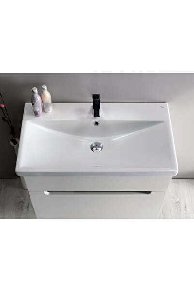 Turkuaz Elite Etajerli Lavabo 80x45 Cm