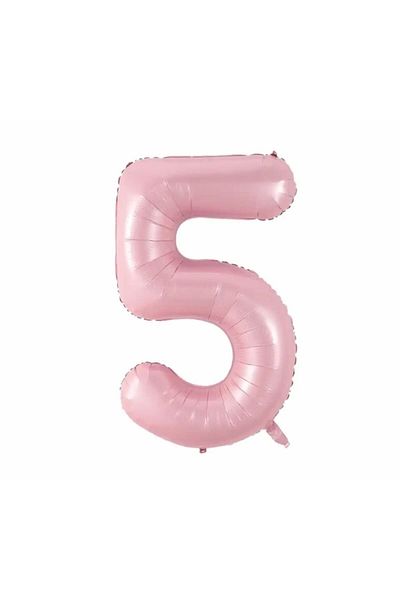 Deniz Party Store Pink 5 Year Old Foil Balloon 34 Inch 76-80 Cm