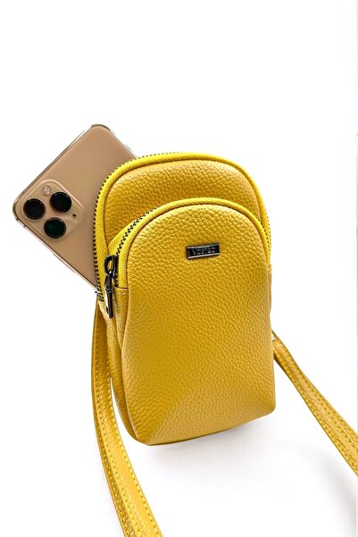 VOSTRO Italian Style Women's Shoulder Bag - 100% Real Genuine Leather, Phone ...
