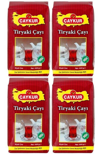 Çaykur Tiryaki Black Bulk Tea 1 Kg 4 Pieces