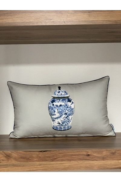 KIRLENTİM E433ed Γκρι δάπεδο με μοτίβο διπλής όψης Μπλε πλακάκι