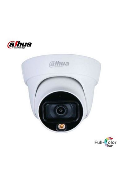 DAHUA Hac-Hdw1209Tlq-Led-0280B 2Mp 2.8mm Fullcolor Hd-Cvi Ir Dome Camera