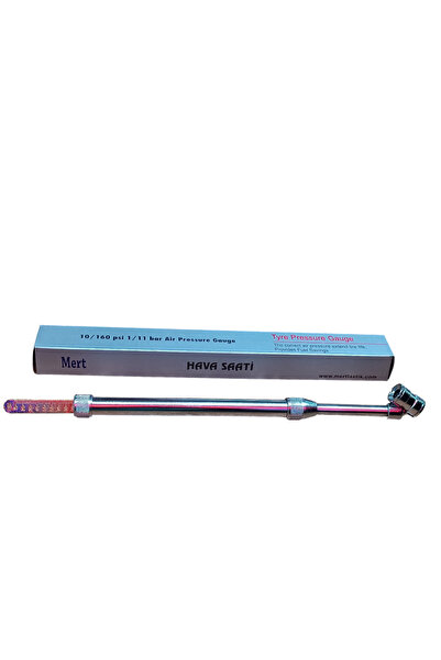 POLATLI OTO AKSESUAR Lastik Hava Ölçer (Metal Çubuklu) Yerli Ürün 10 / 160 Ps...