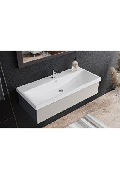 Turkuaz Elite Etajerli Lavabo 80x45 Cm