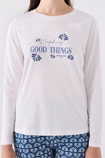 Pierre Cardin Long Sleeve New Season Women's Pajamas Set