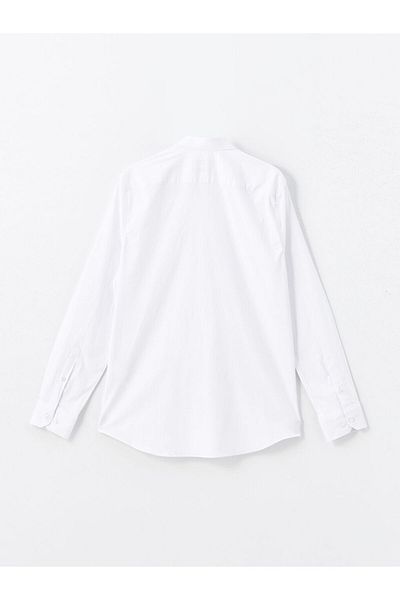 LC Waikiki Slim Fit Long Sleeve Poplin Men's Shirt