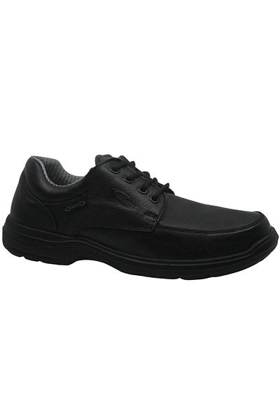 Scooter Waterproof Leather Black Men's Leather Shoes M3080ds