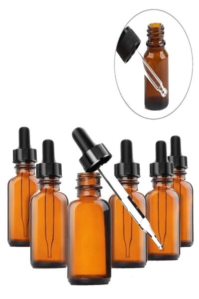 Genel Markalar Makrobay- Damlalıklı 50 ml X 6 Adet Amber Şişe