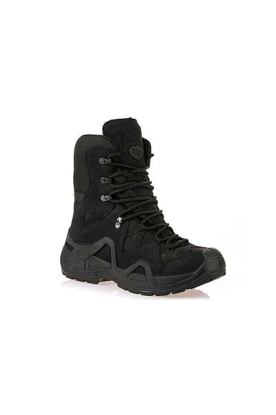 Scooter Δερμάτινες ανδρικές μπότες Tactical Black P1491ns