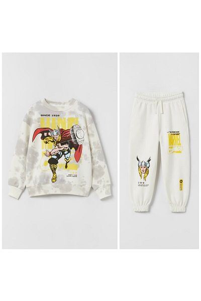 Mamareng New Season Marvel Thor Printed Tracksuit Set