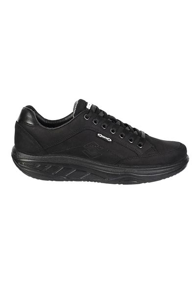 Scooter Men's Black Leather Sneakers - M0781Ns