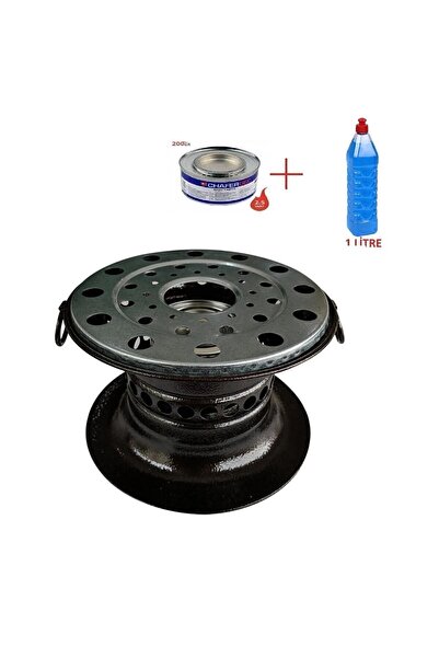 Sinanoğlu Isı Beyaz Reşo Yakıtlı Osmanlı Kamp Ocağı 0.5 Litre Yakıt Hediyeli ...