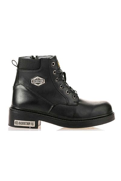 Scooter Leather Black Men's Boots M5121ds