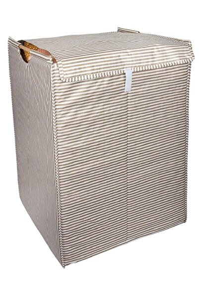 Alp Çamaşır Sepeti Çok Amaçlı Kutu Oyuncak Sepeti Ahşap Kollu