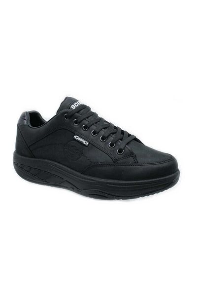 Scooter Leather Men's Black Walking Shoes M0781cs