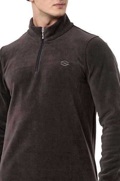 Scooter Ανδρικό Fleece M1517ta με μισό φερμουάρ Anthracite