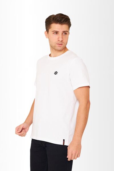 Scooter Ανδρικό μπλουζάκι με κοντό μανίκι λευκό M1401tb