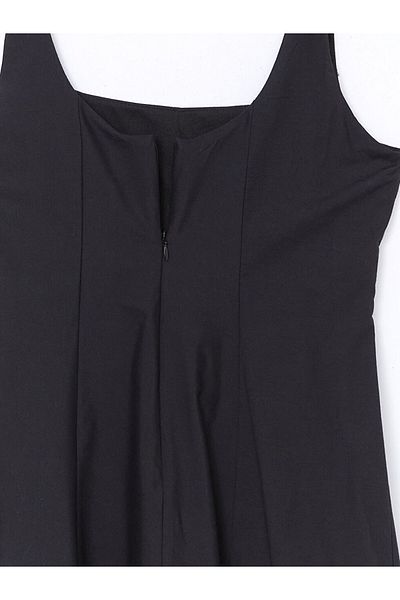 LC Waikiki Ύφασμα Poplin - Γυναικείο φόρεμα με τετράγωνο γιακά