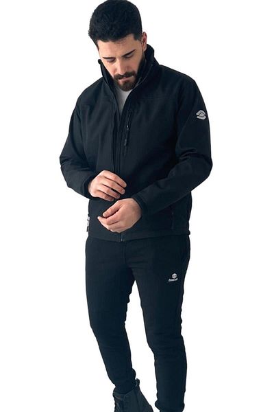 Scooter Παλτό Softshell με γιακά Μαύρο Ανδρικό M1805ts