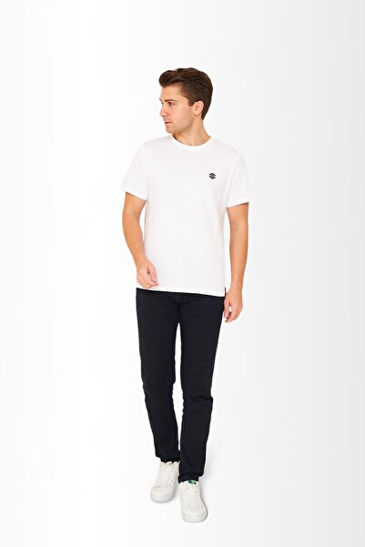 Scooter Ανδρικό μπλουζάκι με κοντό μανίκι λευκό M1401tb