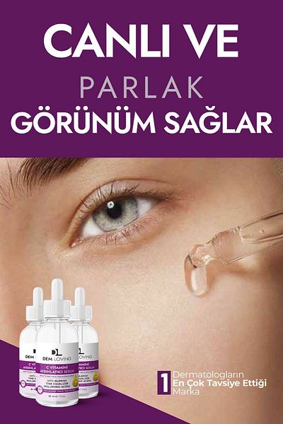 DEM LOVİNG Vitamin C Brightening Serum - Tone Equalizer, 30 ml