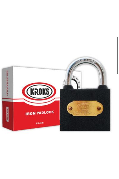 kroks 63mm Gray Hanging Lock (1 Piece)