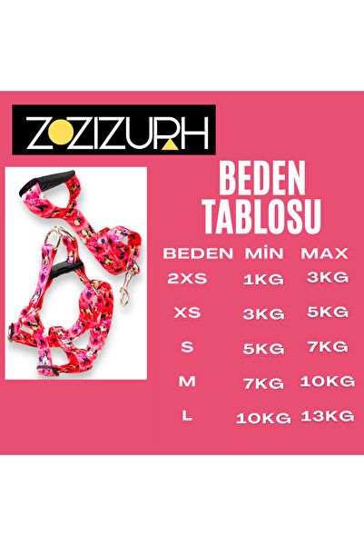 Angelapets Köpek Tasması ( Göğüs Tasması ) Gezdirme Kayışı Set