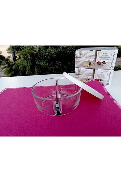 Paşabahçe Polar Two Compartment Storage Container 4 Pieces Original. Boxed