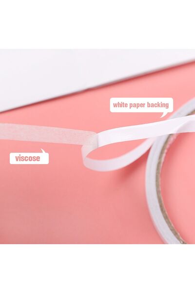 icon tape Çift Taraflı Tişu Kağıt Bant 20mm X 10 mt Elle Yırtılabilir