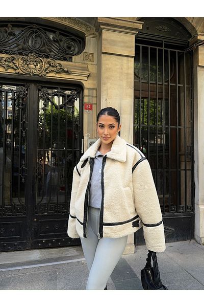 Ekim Store Λούτρινο Biker Coat - Boyfriend Original