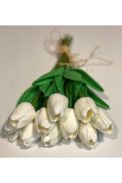 BizimModa Yapay Çiçek Islak Lale 10'lu