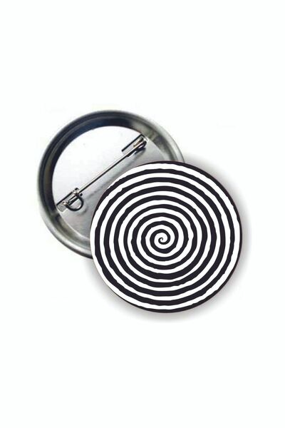 fırsatlar diyarı Spiral Y2K Grunge Style Buton Rozet