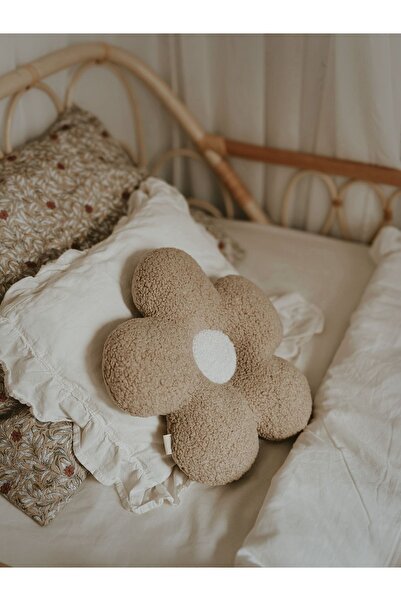 bohemoon Teddy Daisy Yastık 34x35 Cm Bej