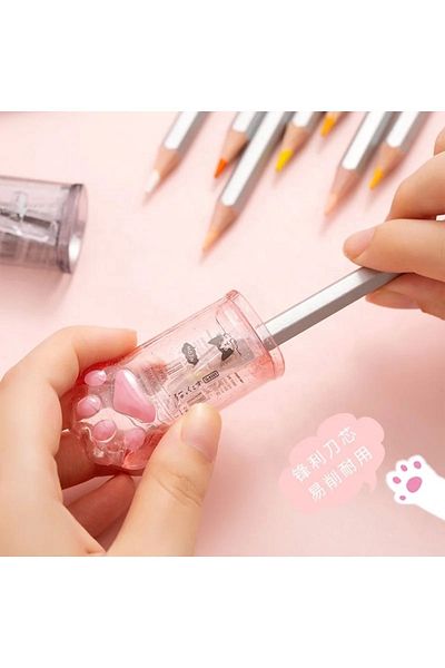 Meyra Accessories 1 Piece Cute Cat Paw Pencil Opener Opener Pencil Sharpener