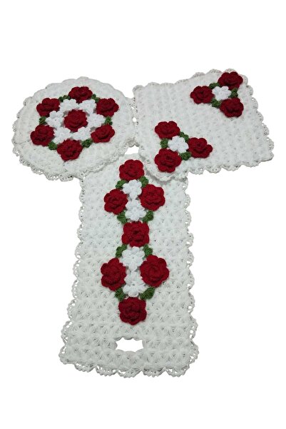 El örgüsü LİF TAKIMI/3LÜ SET/SERO TUHAFİYE&ÇEYİZ