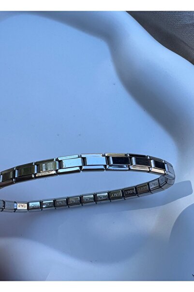 Çelik İtalyan Charm Ince Bileklik