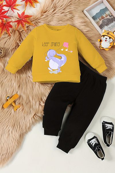 ADABEBEK Premium Keep Smiling - Style Printed Baby Set 22421