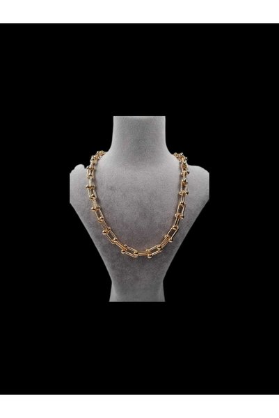 YUGENCONCEPT Gold Color Tifany Necklace