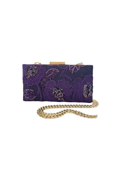 Marnier Payet Ve Nakış Işlemeli Gece Çantası