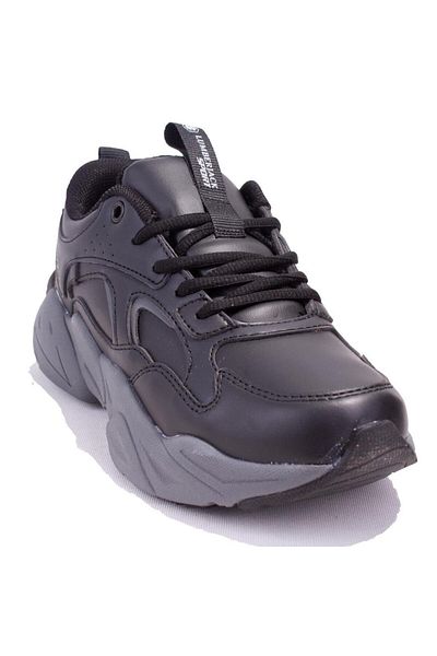 lumberjack Dakota Pu - Pantofi sport ortopedici negri pentru femei