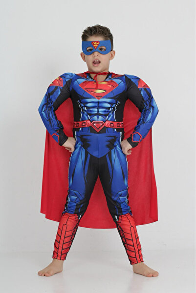 Gadget Gear Superman Çocuk Kostümü - Süper Kahraman Kostümü, Halloween ve Parti Kostümü