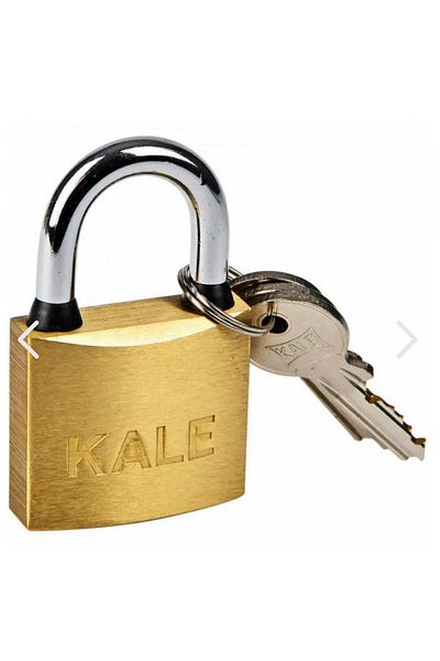 KALE Padlock 38mm Yellow Stainless(1 Pcs)