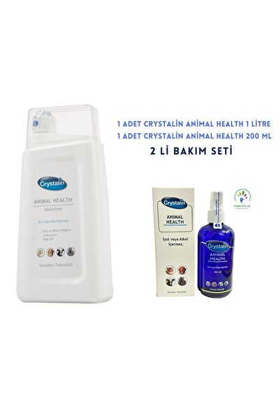 Crystalin Animal Health Hibritplus 2 Li Bakım Seti // 1 Lt 250 ml //