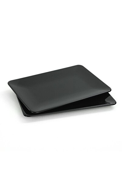 Keramika Black Boat Plate 31x21 Cm 2 Pieces