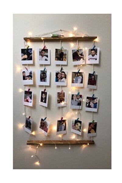 Genel Markalar Ahşap Mandallı Anı Çerçevesi