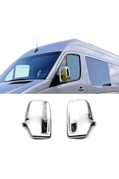 MYTUNİNG Mercedes Sprinter W906 2006-2018 Arası Uyumlu Krom Ayna Kapağı Abs Plastik Krom Kaplama 2 Prç