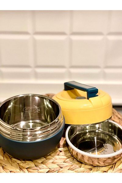 GÜVEN 6 Hours Hot Cold Feeding Bowl and Food Thermos