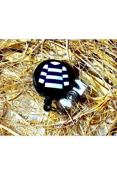 yoyo بطاقة بلوزة مخططة بياقة يويو